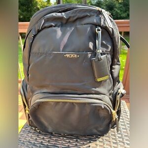 Authentic Tumi back pack with separate computer sleeve